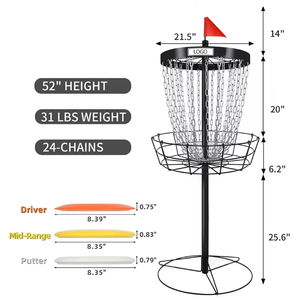 Ensemble de <span class=keywords><strong>disc</strong></span>-<span class=keywords><strong>golf</strong></span> professionnel pour le jeu de basket de sport de pratique intérieure et extérieure avec des produits de <span class=keywords><strong>disc</strong></span>-<span class=keywords><strong>golf</strong></span> essentiels - Product Image 6