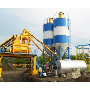 YHZS Mobile concrete batch plant price with installation service