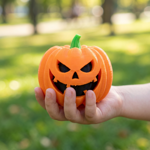 Modelo de Adorno de Calabaza de Halloween Impreso en 3D, Imprimible en PLA, Personalizable y Disponible para Compras al por Mayor - Product Image 3