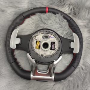 Volant sport en cuir personnalisé pour Benz <span class=keywords><strong>Mercedes</strong></span> Classe C Classe E AMG GLS GLA W205 W204 W213 2012-2021 Haute Qualité - Product Image 6