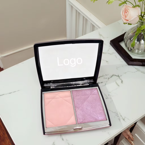 Proveedor Mayorista de Maquillaje - Paleta de Contorno de Doble Color con Rubor de Alto Brillo 8g, Iluminador Mate y Polvo Brillante - Product Image 6