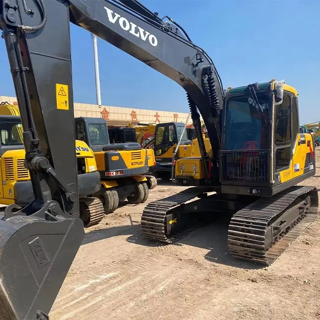 Escavatore da 14 tonnellate di seconda mano di medie dimensioni Volvo EC140 senza merci con stili completi a basso prezzo