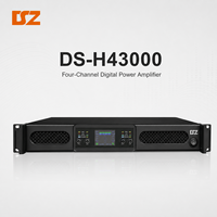 Amplificateur de puissance numérique professionnel OEM de classe D haute puissance 4 canaux 4*3000W avec PFC à large plage de tension pour enceinte Line Array