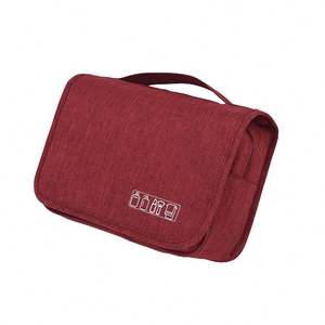 Oxford Cloth Waterproof Hook Wash Dry and Wet Dual-use Business Travel Large Capacity Bathroom <b>Storage</b> <b>Bag</b>, <b>Hanging</b> Type - Product Image 1