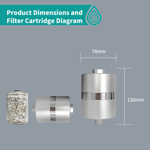 El Filtro <span class=keywords><strong>de</strong></span> ducha <span class=keywords><strong>de</strong></span> alto flujo duradero <span class=keywords><strong>de</strong></span> metal alivia su piel <span class=keywords><strong>de</strong></span> la sequedad Filtro <span class=keywords><strong>de</strong></span> cabezal <span class=keywords><strong>de</strong></span> ducha negro mate - Product Image 4
