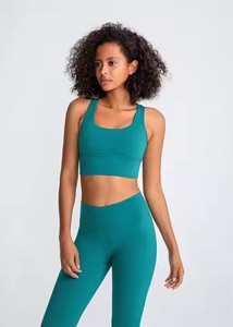 Set Reggiseno Sportivo e Leggings da Palestra per Donna, 21 Colori Solidi, Taglie Forti, Motivo a Quadri, Abbigliamento Traspirante per <span class=keywords><strong>Fitness</strong></span>, Allenamento e Yoga - Product Image 6