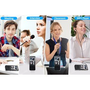 Enregistreur vocal numérique intelligent <span class=keywords><strong>à</strong></span> activation vocale 8 Go et lecteur MP3 avec clé USB, enregistreur de <span class=keywords><strong>musique</strong></span> et de conférences - Product Image 6