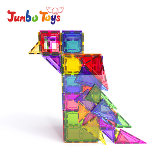 Juego de bloques de construcción de azulejos magnéticos para bebés y preescolar, 28 piezas, 100 piezas - Product Image 3