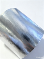 Ruban adhésif en aluminium pour l'étanchéité des conduits HVAC en tissu de fibre de verre haute température, pour l'étanchéité des conduits et des aérations de sèche-linge HVAC