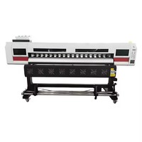 Impresora de sublimación de gran formato de 1,6 M/1,8 m/impresora eco-solvente con cabezales duales i1600 i3200 xp600