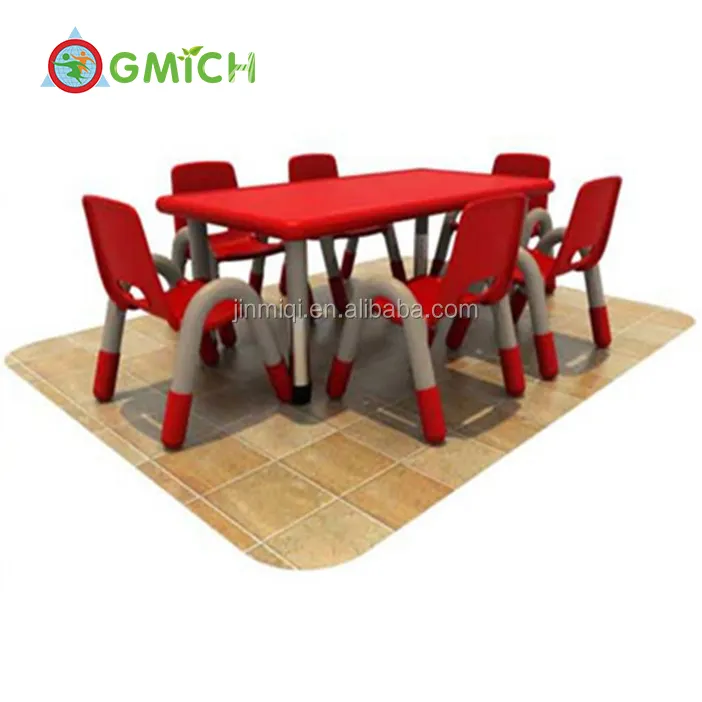 Kids Study School Furniture Children Plastic Table Durable Plastic Table Kids Table and Chairs