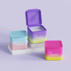 Barattolo in Plastica PP da 300ml Personalizzato 2026, Sicuro per Bambini, per Struccante e Vernice Non Tossica, per la Routine <span class=keywords><strong>di</strong></span> Cura della Pelle dei Bambini, Tranquillità dei Genitori - Product Image 1