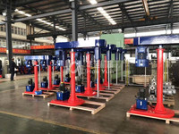 Émulsifiant Disperseur Mélangeur à Cisaillement Élevé à Levage Hydraulique pour Crème Cosmétique, Machine d'Homogénéisation et d'Émulsification
