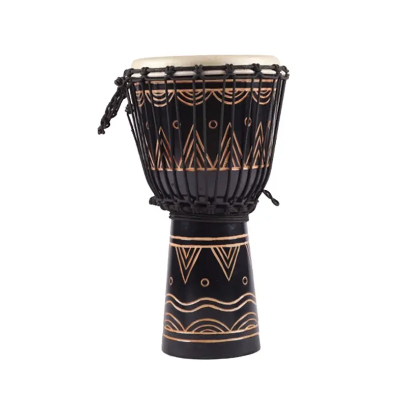 Djembe กลองแอฟริกาสำหรับเด็กผู้ใหญ่,เครื่องกระทบผิวแพะแบบมืออาชีพราคาถูกจากโรงงาน