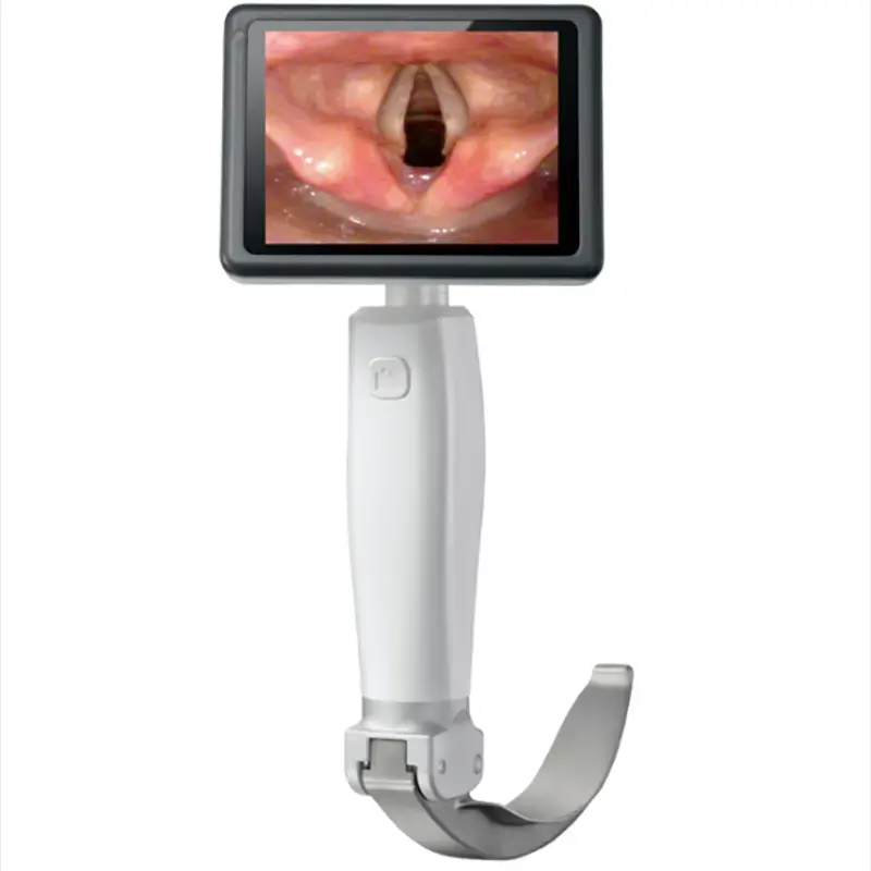 3.5 inch 4 inch medische HD anesthesievideo-laryngoscoop với độ phân giải cao cho intubatie endoscoop chirurgische nhạc cụ