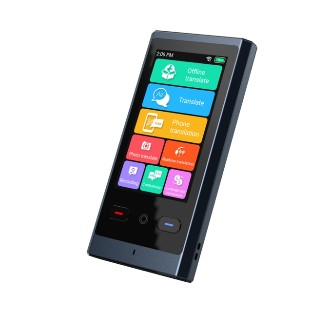 2025 New Z9 AI Voice Translator Instant Two-Way 137 Languages 98% Accurate Color Touch Screen Display WiFi for Travel Business