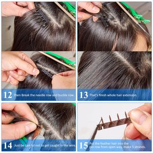 Máquina Adhesiva Inteligente de Tercera Generación 6D para Extensiones de Cabello, Versión Plateada con Interfaz de Piel 6D, Tacto Suave, No Daña la Piel - Product Image 6