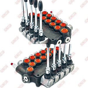 FLYBY P80 ручной направляющий клапан 5 катушек гидравлические секционные регулирующие клапаны для вилочного погрузчика - Product Image 2