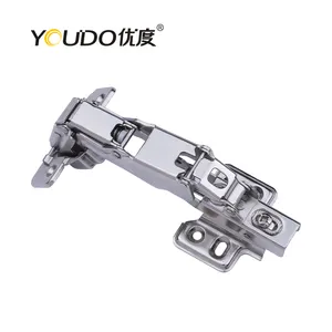 YOUDO Custom 165 Degree Clip-On Hinge Soft Close Special Angle Corner Hinge Kitchen Cabinet Hinges