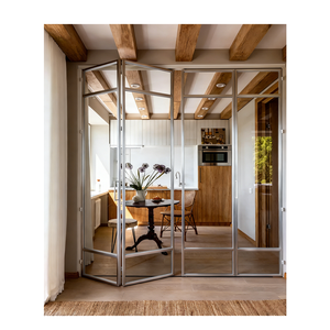 Portes pliantes en aluminium AS2047 <span class=keywords><strong>à</strong></span> double vitrage, isolation thermique, insonorisation, efficacité énergétique, design extérieur pour villa, patio, cour - Product Image 6