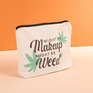 Offre Spéciale toile créative maquillage sac étudiant coton lin stylo sac porte-crayon cadeau publicité <span class=keywords><strong>toilette</strong></span> cosmétiques pochette sac - Product Image 2