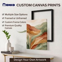 Homco - Art mural sur toile encadrée personnalisée - Impression 16x20 24x36 pouces - Peinture - Cadre en bois ou en aluminium - Décoration de salon - HKX-7