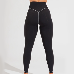 Logotipo personalizado de fábrica Bikini Costura Control de barriga Leggings Buttery Soft Gym Leggings para mujeres - Product Image 3