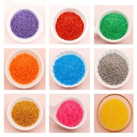 Nouvelles perles de sucre colorées et scintillantes pour machines à barbe à papa, décoration de pâtisserie