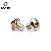 6 # -32x5/6/8mm Baut Sekrup Kepala Pan untuk Pemasangan PSU Catu Daya HDD Casing PC Baja Karbon