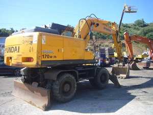 Pelleteuse HYUNDAI 170w-7 originale d'occasion, chenille de 20 tonnes avec composants centraux-Roulement de boîte de vitesse de moteur de pompe à moteur - Product Image 4