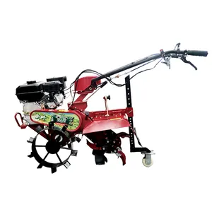 Máquina de labranza de suelo con motor diésel multiusos, cultivador para verduras y huertos