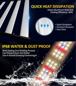 Para Redfarm 480W alto rendimiento LED crece la luz fuerte penetración lente óptica LM301H EVO LM281B cuerpo de aluminio IP68 para <span class=keywords><strong>Bloo</strong></span> - Product Image 4