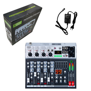 Mezclador <span class=keywords><strong>de</strong></span> Audio USB <span class=keywords><strong>de</strong></span> 5 Canales GAX-KS50 <span class=keywords><strong>con</strong></span> Reverberación Digital <span class=keywords><strong>Integrada</strong></span> para Actuaciones en Escenario - Product Image 2