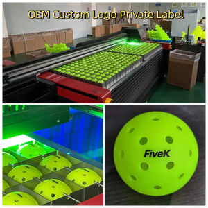 Balles de <span class=keywords><strong>pickleball</strong></span> Franklin X40 Style Outdoor 40 trous compatibles moulage rotatif polymère PE durable directement de l'usine sans bordure - Product Image 6