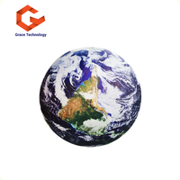 Ballon géant gonflable terre, système solaire, galaxie, éclairage, PVC, 10 pieds, lune, planète
