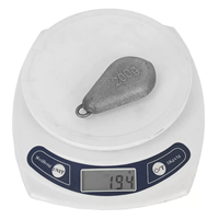 Plombs de pêche en fonte en forme de cœur durables 150g-300g, écologiques et sans plomb, pour canne à pêche