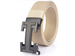 Thắt lưng vải canvas chất lượng cao, kiểu dáng giản dị, in họa tiết tùy chỉnh, bán buôn, thắt lưng nam co giãn - Product Image 5