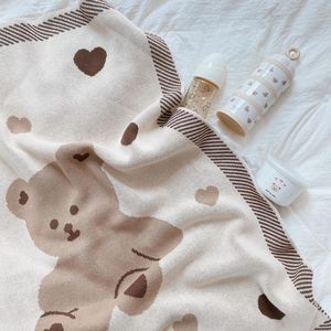 Y-Z 100% coton tricot bébé wrap tricoté naturel blanc beige clair <span class=keywords><strong>gris</strong></span> jeter bébé fille garçon nouveau-né <span class=keywords><strong>couverture</strong></span> - Product Image 5