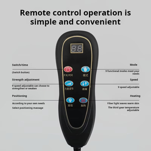 Taşınabilir Tam Vücut Isıtmalı Rahatlatıcı Sırt Elektrikli Shiatsu Masaj Minderi Koltuk Araba Masaj Koltuğu Kılıfı Ev Sandalyesi için - Product Image 6