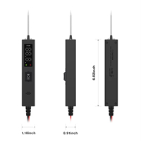 Probador de Baterías Automotrices CT100, Herramienta de Diagnóstico para Automóviles, Pantalla LCD, Multímetro de 12-24 V CC, Modos de Osciloscopio, Diagnóstico, Ajuste Universal