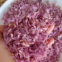 Thé aux fleurs de cerisier et roses 500g/sac, bourgeons de sakura roses entiers faits à la main pour la décoration, la pâtisserie, le bain, les bougies, pack personnalisé, 0 sel