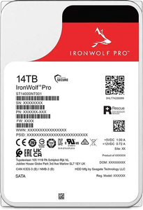 Disque dur NAS IronWolf Pro 14 To 3,5 pouces 6 Gb/s 7200 tr/min 256 Mo HDD ST14000NE0008 Capacité de 14 To offrant un espace de stockage généreux pour les volumes importants - Product Image 2