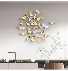 Baru tiga dimensi mural kupu-kupu lampu untuk rumah hotel Vila dekorasi kamar dekorasi rumah Cina dekorasi rumah grosir