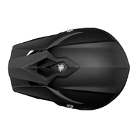 Casco de Motocross para Adultos, Casco Integral Todoterreno para Motocicleta, Color Negro Mate