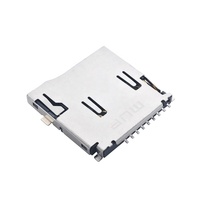 Soket Kartu Memori MUP, Konektor Kartu SD 8PIN, Tempat Kartu TF PUSH PUSH, Soket Memori untuk Ponsel, IoT, Laris di Vietnam, India, Thailand