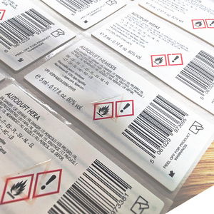 สติกเกอร์สามเหลี่ยมเตือนแบบลอกออกได้สำหรับเทียน - Product Image 2