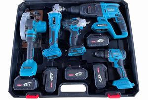 Usine OEM/ODM directe, perceuse-visseuse sans fil industrielle 21V 4-en-1, ensemble de meuleuse d'angle, outils à main sans balais pratiques - Product Image 3