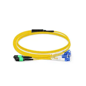 MPO/APC-LPC/UPC 24 lõi duy nhất chế độ sợi vá dây LSZH 9/125 sợi vá dây