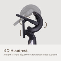 Chaise de bureau ergonomique en maille OEM ODM de luxe pour PDG, directeur, manager, chaise de conférence avec appui-tête 4D et soutien lombaire adaptatif
