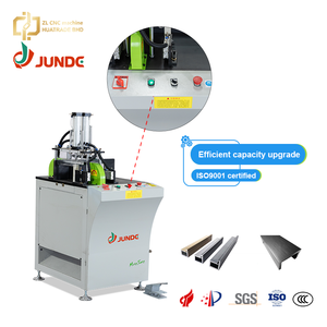 Machine de découpe de précision à 90 degrés JUNDE 3000 tr/min, lame de 500 mm, pince pneumatique, guide linéaire pour aluminium - Product Image 1